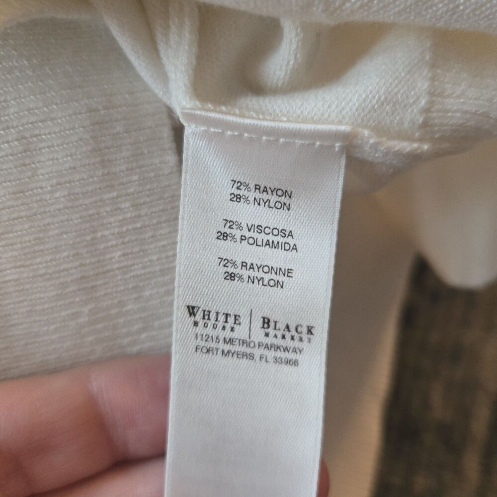 White House Black Market Ombre Polka Dot Embellished Cardigan – Size S NWT - Picture 10 of 10